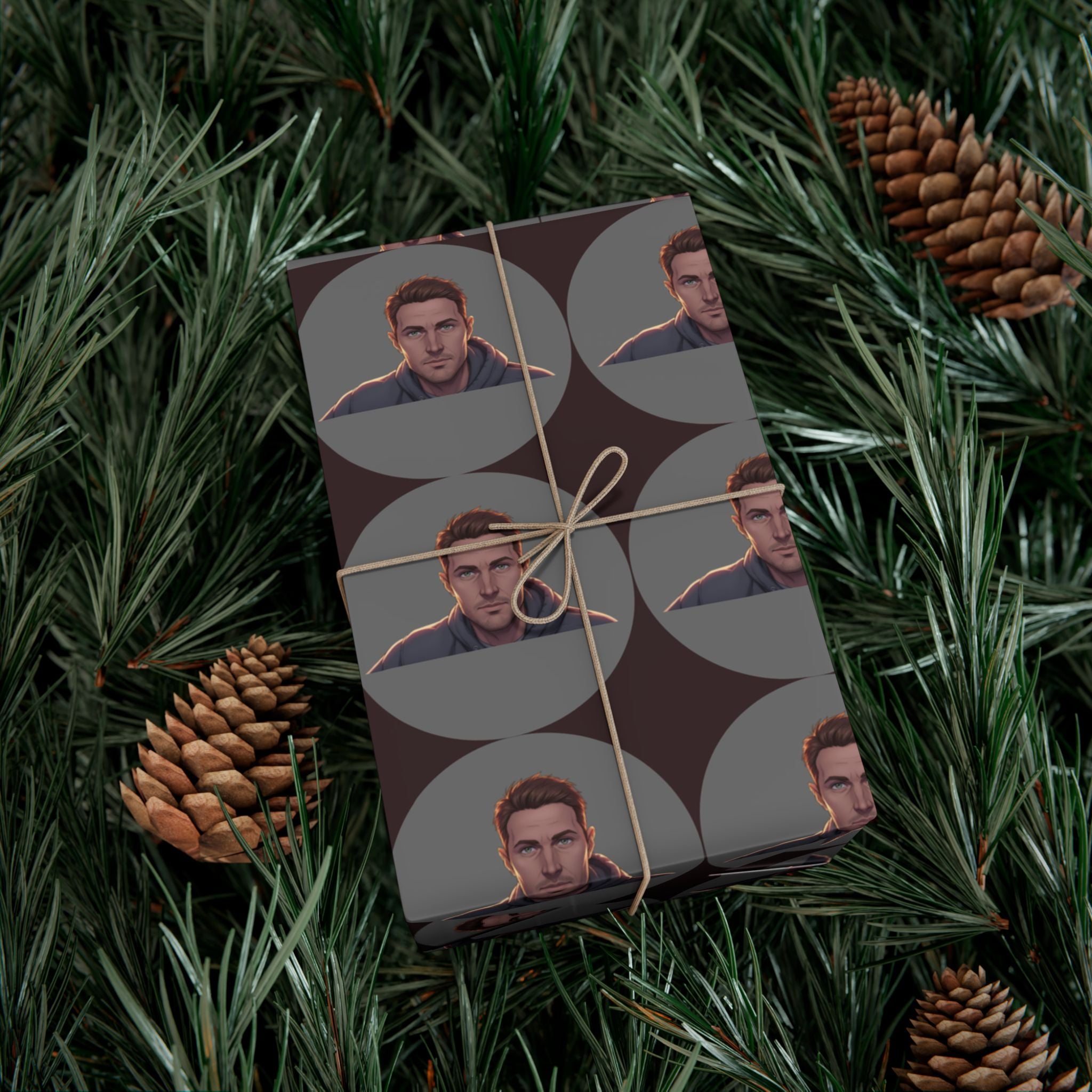 Personalized Cartoon Wrapping Paper 29"x72"