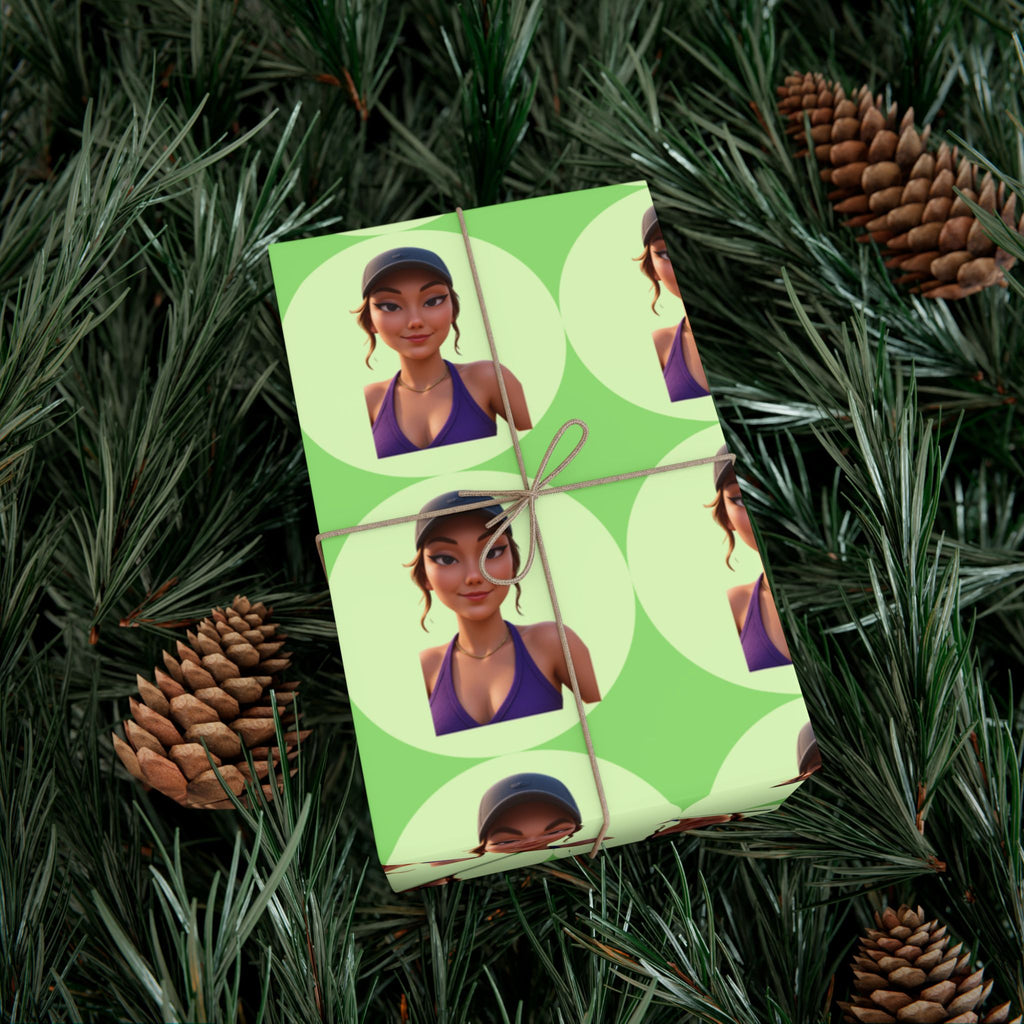 Personalized Cartoon Wrapping Paper   29"x144"