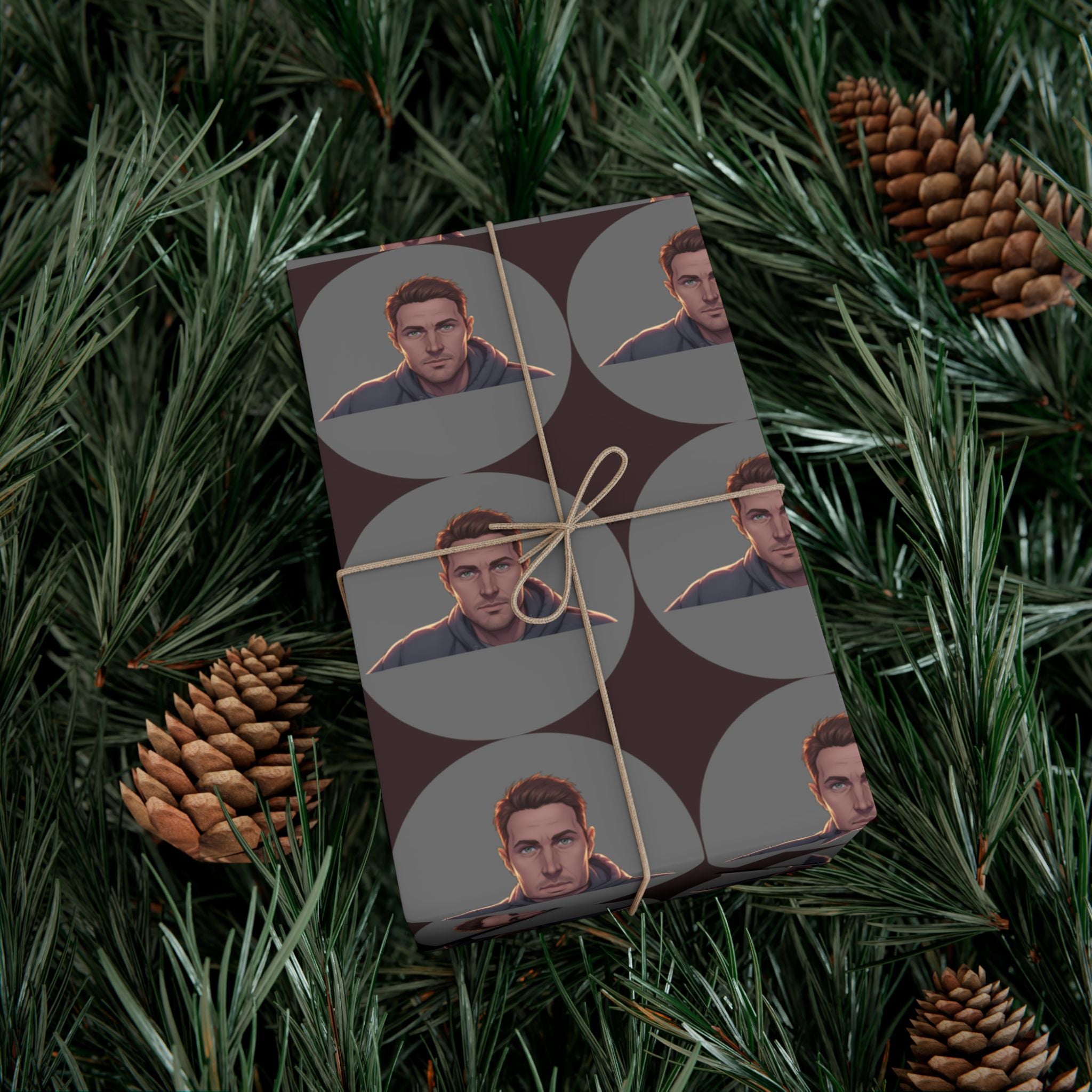 Personalized Cartoon Wrapping Paper 29"x72"